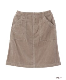 w closet | 6Wコーデュロイ台形スカート(スカート)
