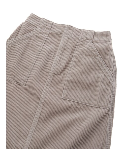 w closet（ダブルクローゼット）の「6Wコーデュロイ台形スカート（スカート・レディース・グレー/ピンク/オレンジベージュ・FREE）」の7枚目の写真