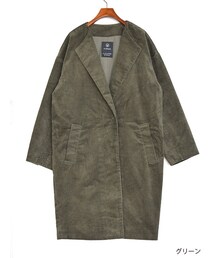 w closet | コーデュロイオープンカラーコート(ジャケット/アウター)