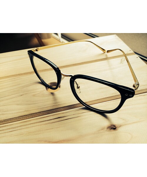 no brand（ノーブランド）の「大きめなレンズ伊達眼鏡（メガネ・レディース・その他）」の2枚目の写真