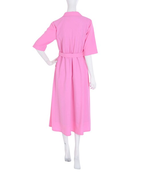 merry jenny（メリージェニー）の「ジョーゼットシャツマキシワンピース（ワンピース/ドレス・レディース・アイボリー/ピンク/ネイビー/ライトミックス/ミックス・F）」の11枚目の写真