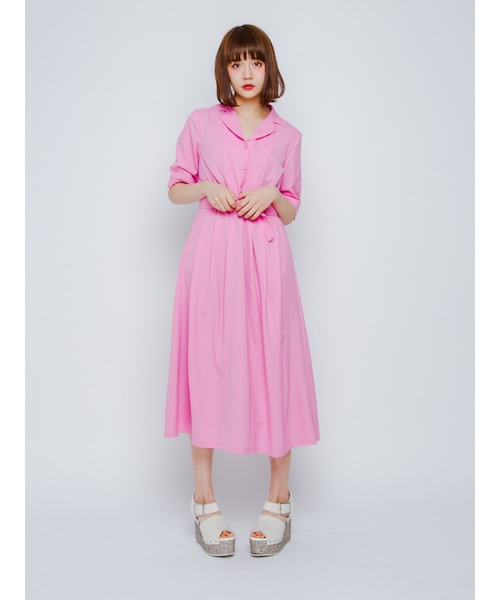 merry jenny（メリージェニー）の「ジョーゼットシャツマキシ