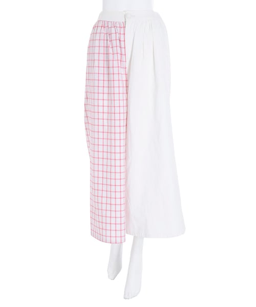 merry jenny（メリージェニー）の「はんぶんこワイドパンツ（パンツ・レディース・オフホワイト/ネイビー/ベージュ・F）」の6枚目の写真