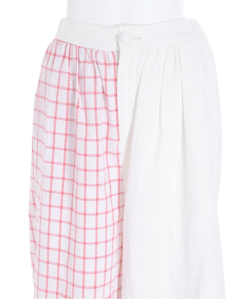 merry jenny（メリージェニー）の「はんぶんこワイドパンツ（パンツ・レディース・オフホワイト/ネイビー/ベージュ・F）」の10枚目の写真