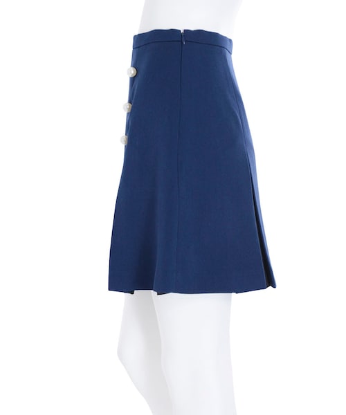 merry jenny（メリージェニー）の「ハイショクプリーツスカート（スカート・レディース・オフホワイト/ピンク/ネイビー・F）」の7枚目の写真