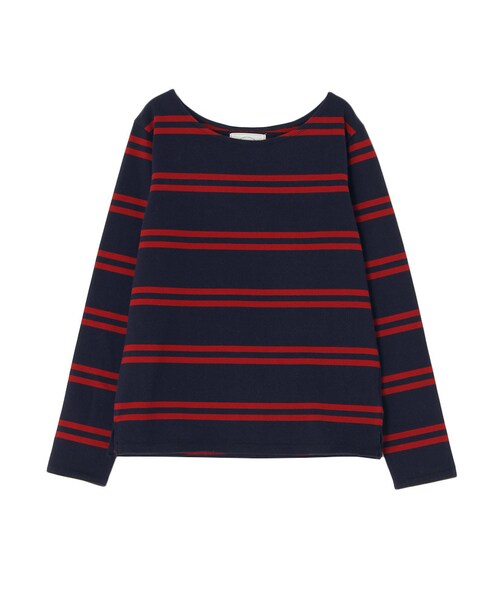 Ungrid（アングリッド）の「ダブルボーダーロンTee（トップス・レディース・グレー/ブラック/ボルドー/ネイビー・F）」の13枚目の写真