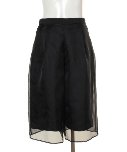 31 Sons de mode（トランテアン　ソン　ドゥ　モード）の「★春物新作★セットアップサテンビジュートップス&ガウチョ（ワンピース/ドレス・レディース・ブラック・36/38）」の12枚目の写真