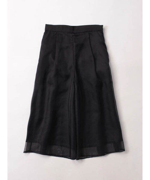 31 Sons de mode（トランテアン　ソン　ドゥ　モード）の「★春物新作★セットアップサテンビジュートップス&ガウチョ（ワンピース/ドレス・レディース・ブラック・36/38）」の3枚目の写真