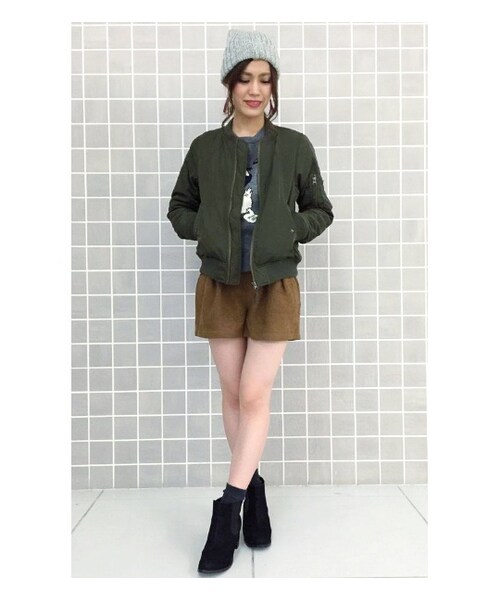 PAGEBOY（ページボーイ）の「【non-no2月号】サイドゴアショートブーツ（シューズ・レディース・ブラック/ブラウン・M/L）」の12枚目の写真