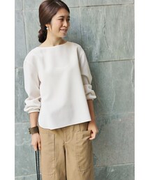 IENA（イエナ）の「《予約》ジョーゼット ボンディングブラウス