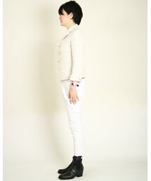 45R（フォーティファイブアール）の「ダブルクロスストレッチホワイト