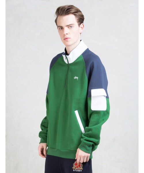 STUSSY(ステューシー)の「Track Top(トップス・メンズ・Green・S/M/L/XL)」の2枚目の写真