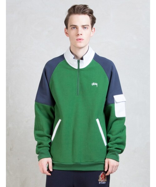 STUSSY(ステューシー)の「Track Top(トップス・メンズ・Green・S/M/L/XL)」の1枚目の写真