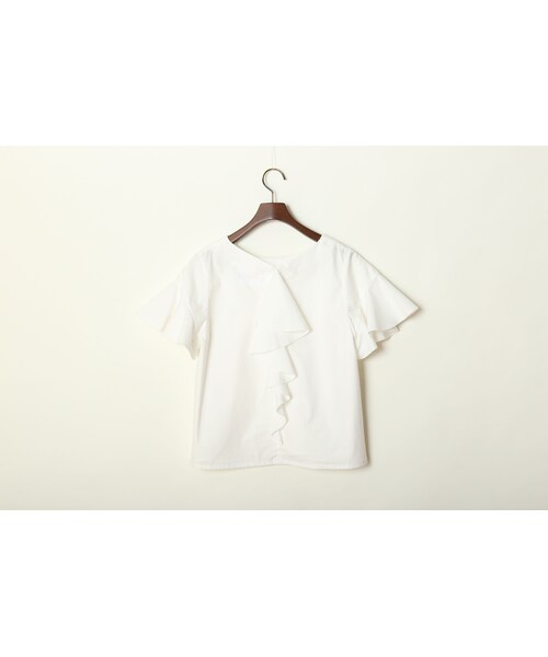 Curtain Call(カーテンコール)の「back-frill-Tops/white(シャツ/ブラウス・レディース・その他)」の4枚目の写真