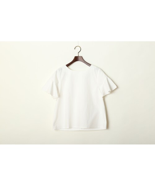 Curtain Call(カーテンコール)の「back-frill-Tops/white(シャツ/ブラウス・レディース・その他)」の3枚目の写真