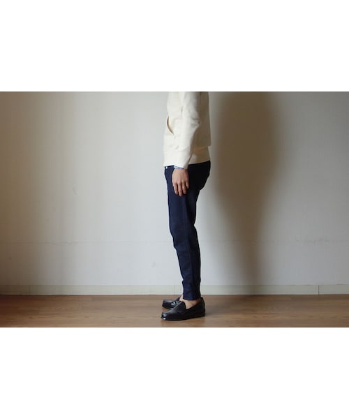 FOB FACTORY（エフオービーファクトリー）の「F.O.B エフオービーファクトリー F0404 RELAX SWEAT PANTS リラックススウェットパンツ INDIGO インディゴ UNISEX 男女兼用（その他パンツ・メンズ・その他）」の3枚目の写真