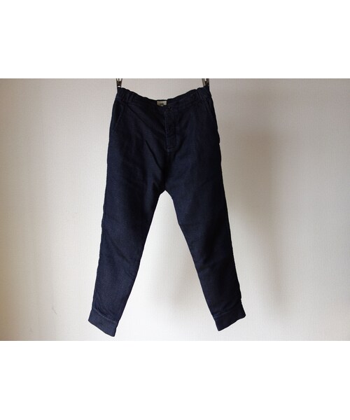 FOB FACTORY（エフオービーファクトリー）の「F.O.B エフオービーファクトリー F0404 RELAX SWEAT PANTS リラックススウェットパンツ INDIGO インディゴ UNISEX 男女兼用（その他パンツ・メンズ・その他）」の6枚目の写真