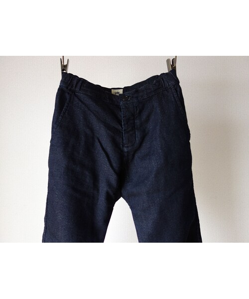 FOB FACTORY（エフオービーファクトリー）の「F.O.B エフオービーファクトリー F0404 RELAX SWEAT PANTS リラックススウェットパンツ INDIGO インディゴ UNISEX 男女兼用（その他パンツ・メンズ・その他）」の7枚目の写真