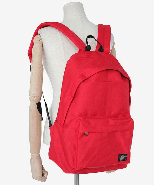 DHOLIC（ディーホリック）の「シンプル無地バックパック（バックパック/リュック・レディース・ネイビー/グレー/ライトグレー/ブラック/ディープグリーン/レッド・ONE）」の6枚目の写真