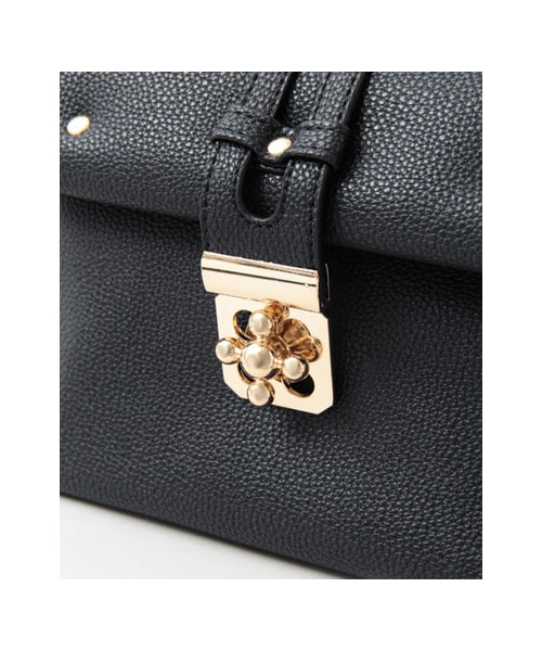 RODE SKO（ロデスコ）の「MIRA フラワーバックルショルダーバッグ（バッグ・レディース・BLACK/OFF WHITE/YELLOW・-）」の15枚目の写真