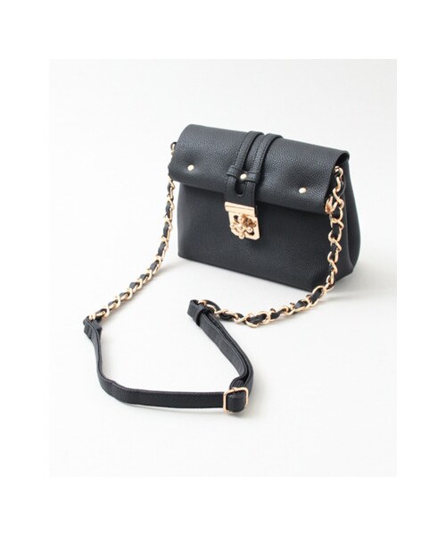 RODE SKO（ロデスコ）の「MIRA フラワーバックルショルダーバッグ（バッグ・レディース・BLACK/OFF WHITE/YELLOW・-）」の18枚目の写真