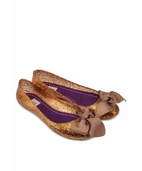 Colors of California（カラーズオブカリフォルニア）の「Glitter Jelly Ballerinas With Bow