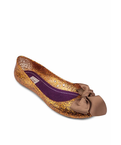 Colors of California（カラーズオブカリフォルニア）の「Glitter Jelly Ballerinas With Bow