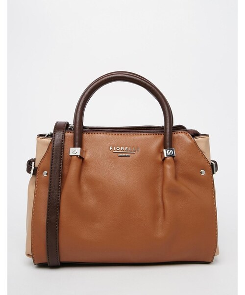 FIORELLI(フィオレッリ)の「Fiorelli Selena Grab Tote Bag With Optional Cross Body Strap(ショルダーバッグ・レディース・Brown・One Size)」の1枚目の写真