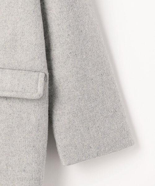 RAY CASSIN（レイカズン）の「フード付きコクーンコート（ジャケット/アウター・レディース・ネイビー/キャメル/グレー・FREE）」の6枚目の写真