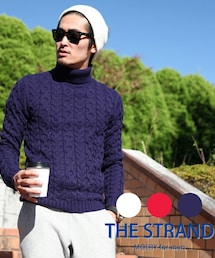THE STRAND | ケーブルタートルニット(ニット/セーター)