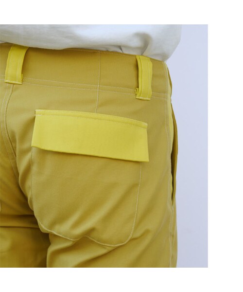 NIRAME.CO（ニラメッコ）の「あみだくじパンツ　マスタード（その他パンツ・メンズ・その他）」の7枚目の写真