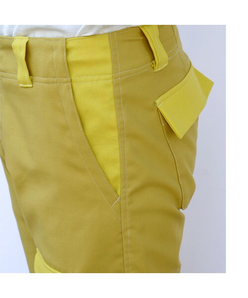 NIRAME.CO（ニラメッコ）の「あみだくじパンツ　マスタード（その他パンツ・メンズ・その他）」の5枚目の写真