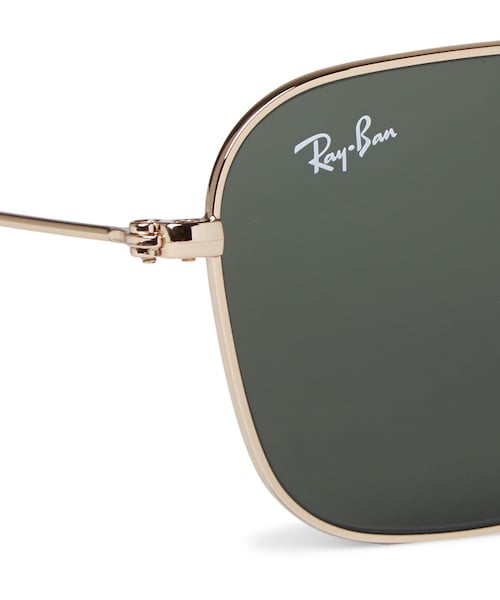 Ray-Ban（レイバン）の「Ray-Ban Square-Frame Metal and Acetate SunglassesSquare-Frame Metal Sunglasses（サングラス・メンズ・Gold・One size）」の3枚目の写真