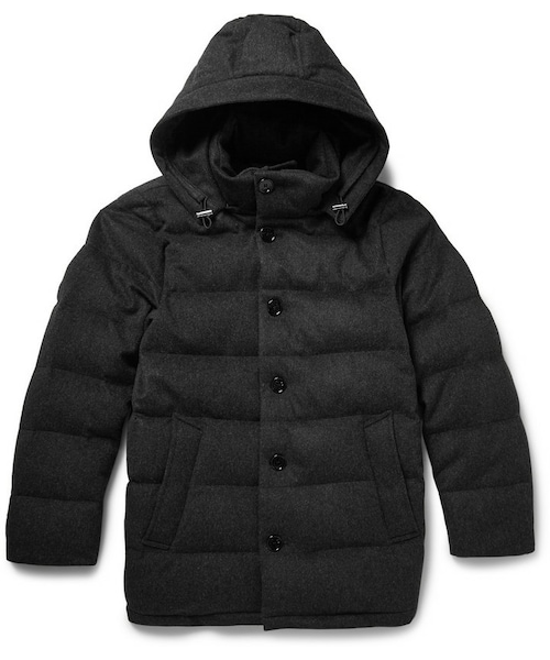 Mackintosh(マッキントッシュ)の「Mackintosh Hooded Wool-Felt Down Jacket(ジャケット/アウター・メンズ・Gray・UK38/UK46)」の1枚目の写真