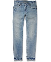 DOLCE&GABBANA | Dolce & Gabbana Slim-Fit Distressed Stretch-Denim Jeans(デニムパンツ)