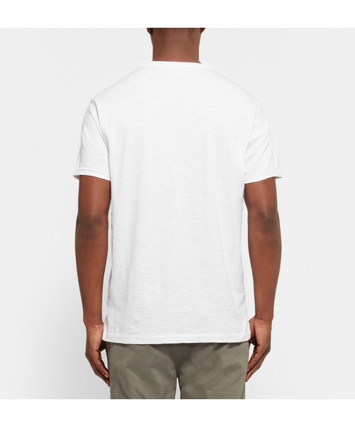 J.CREW（ジェイクルー）の「J.Crew Garment-Dyed Cotton-Jersey T-Shirt（Tシャツ/カットソー・メンズ・White・XS/S/M/L/XL）」の4枚目の写真