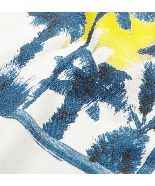 Maison Kitsune（メゾンキツネ）の「Maison Kitsuné Slim-Fit Printed Cotton-Jersey T-Shirt（Tシャツ/カットソー・メンズ・White・S/M/L/XL）」の3枚目の写真