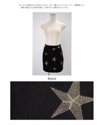 selectshop moca | 刺繍デザインスカート(スカート)