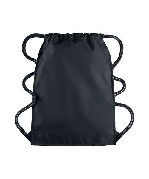 NIKE（ナイキ）の「NIKE FB GYMSACK 3.0（バッグ・メンズ・ブラック/オレンジ・ONE SIZE）」の4枚目の写真