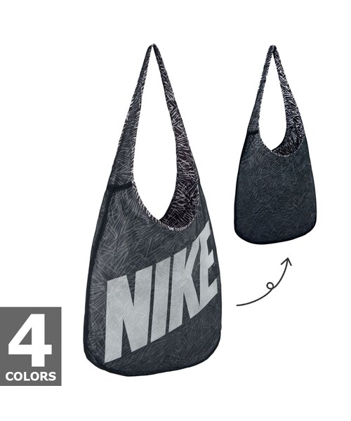 NIKE(ナイキ)の「NIKE GRAPHIC REVERSIBLE TOTE(バッグ・メンズ・オフホワイト/ブラック/グリーン/レッド・ONE SIZE)」の1枚目の写真