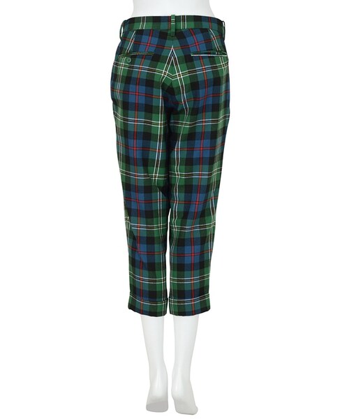 Ne-net（ネネット）の「タータンチェック / パンツ（パンツ・レディース・green/navy・01/02）」の5枚目の写真