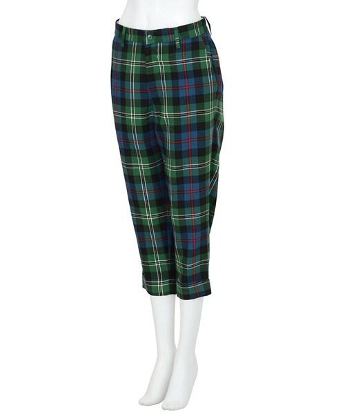 Ne-net（ネネット）の「タータンチェック / パンツ（パンツ・レディース・green/navy・01/02）」の7枚目の写真