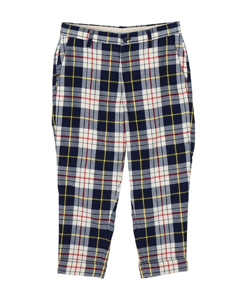 Ne-net（ネネット）の「タータンチェック / パンツ（パンツ・レディース・green/navy・01/02）」の2枚目の写真