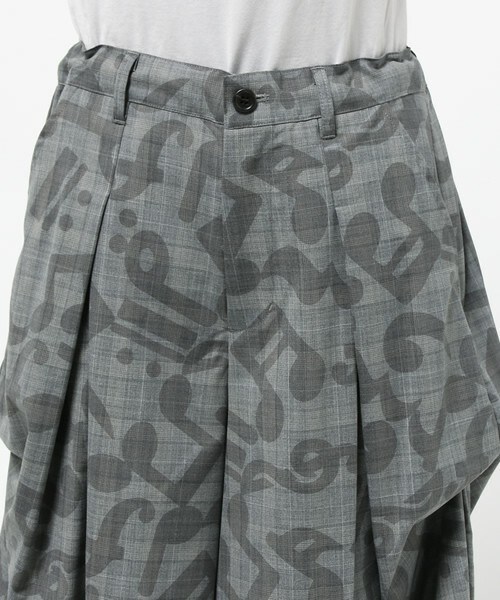 FRAPBOIS（フラボア）の「リズムール（その他パンツ・レディース・グレー/ブラック・0/1）」の5枚目の写真