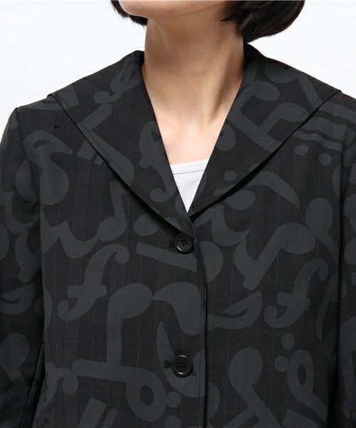 FRAPBOIS（フラボア）の「リズムール（テーラードジャケット・レディース・ブラック/グレー・0/1）」の6枚目の写真