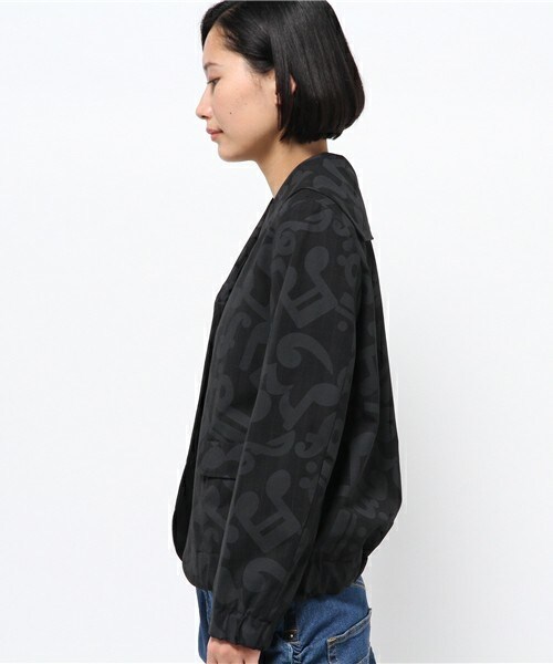 FRAPBOIS（フラボア）の「リズムール（テーラードジャケット・レディース・ブラック/グレー・0/1）」の4枚目の写真