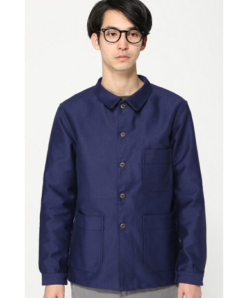 定価約三万円❗️D.P L EURL フレンチモールスキンワークジャケット JOURNAL STANDARD（ジャーナルスタンダード）の「D.P L EURL フレンチ