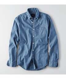American Eagle | AEOポプリンドットシャツ(シャツ/ブラウス)
