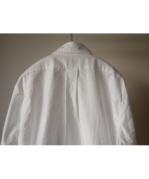 MANUAL ALPHABET（マニュアル アルファベット）の「【お取り寄せ商品】Manual alphabet マニュアルアルファベット  オックスフォードボタンダウンシャツ  ホワイト（シャツ/ブラウス・メンズ・その他）」の10枚目の写真