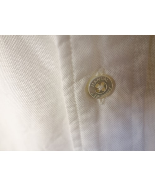 MANUAL ALPHABET（マニュアル アルファベット）の「【お取り寄せ商品】Manual alphabet マニュアルアルファベット  オックスフォードボタンダウンシャツ  ホワイト（シャツ/ブラウス・メンズ・その他）」の13枚目の写真